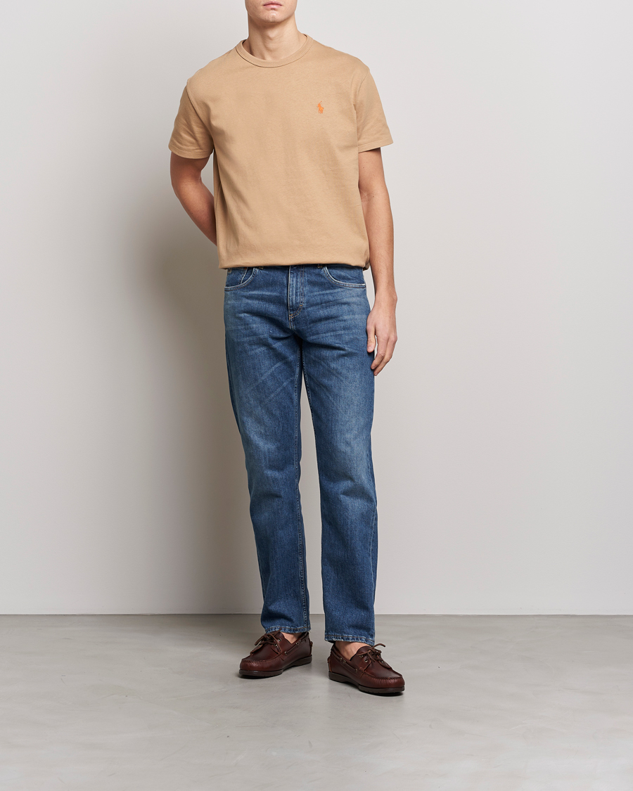 Herre | T-Shirts | Polo Ralph Lauren | Heavyweight T-Shirt Classic Camel