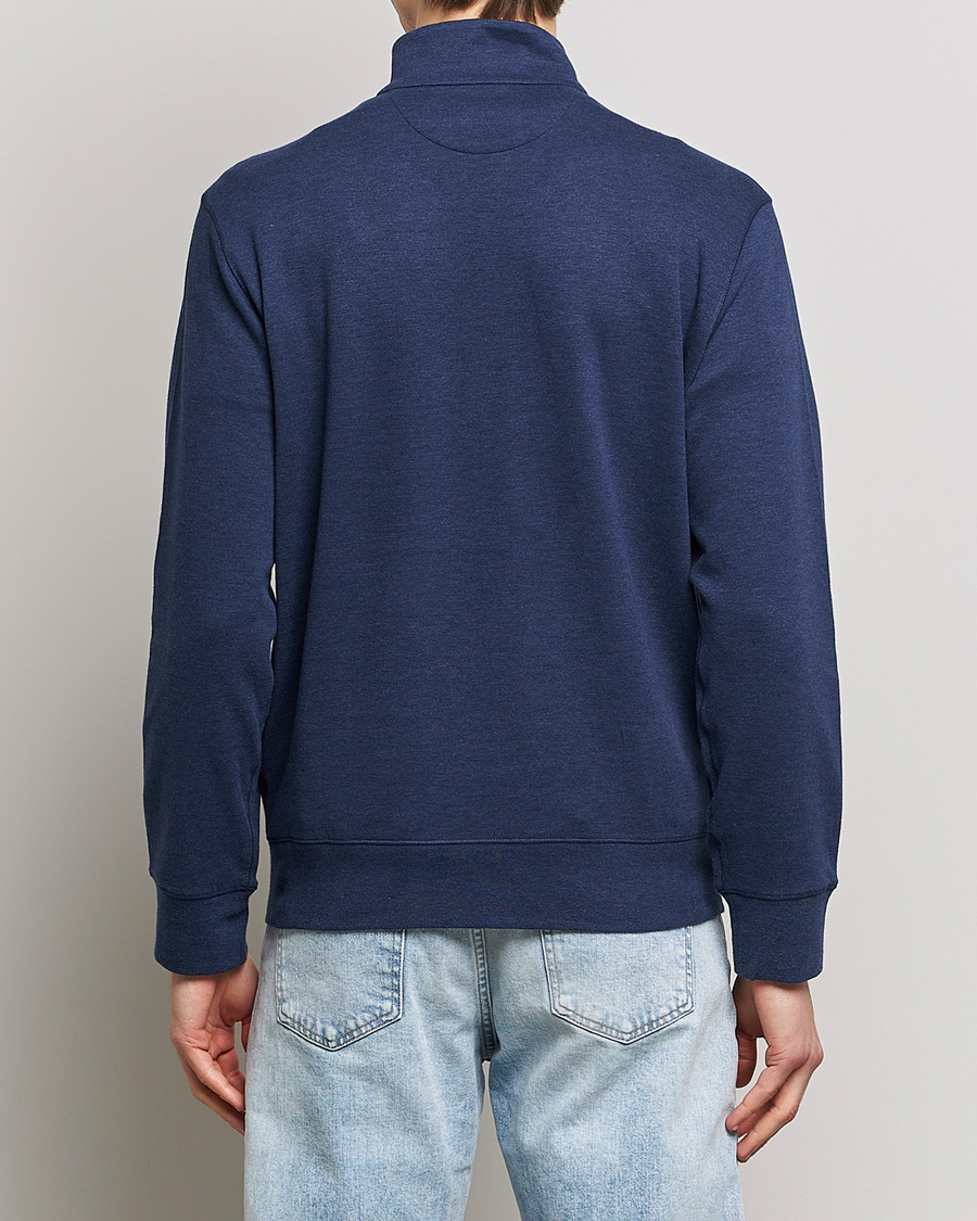 Herre | Trøjer | Polo Ralph Lauren | Double Knit Half-Zip Sweater Spring Navy Heather