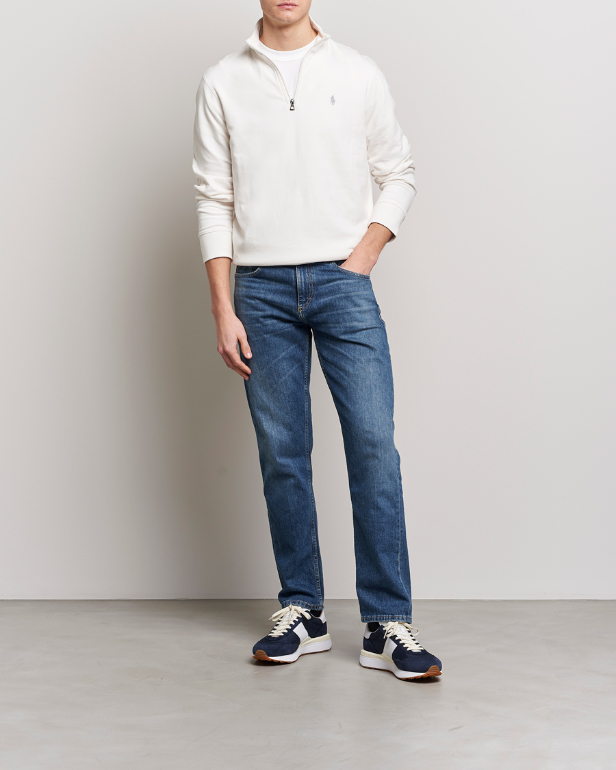 Herre | Trøjer | Polo Ralph Lauren | Double Knit Half-Zip Sweater Nevis