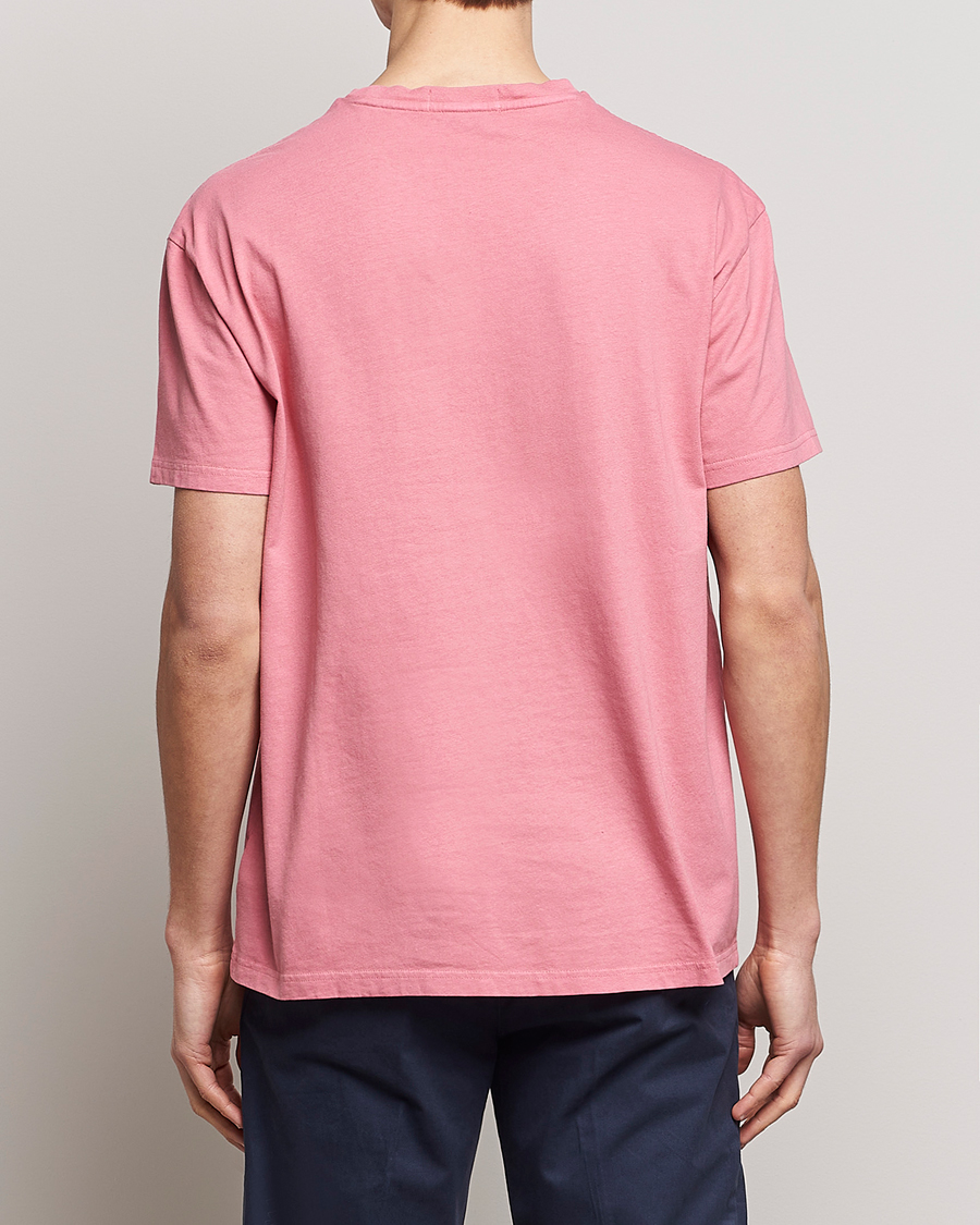 Herre | T-Shirts | Polo Ralph Lauren | Cotton/Linen Crew Neck T-Shirt Desert Rose