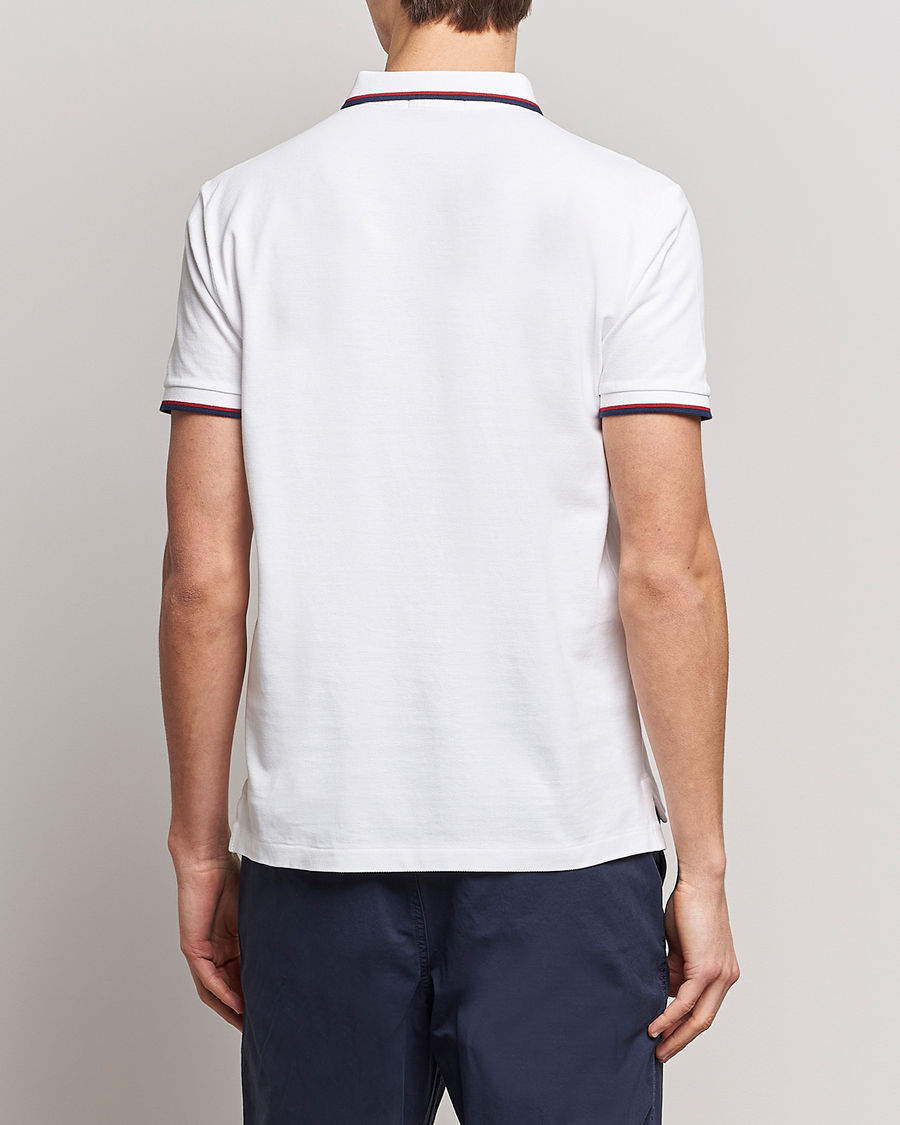 Herre | Polotrøjer | Polo Ralph Lauren | Custom Slim Fit Tipped Polo White