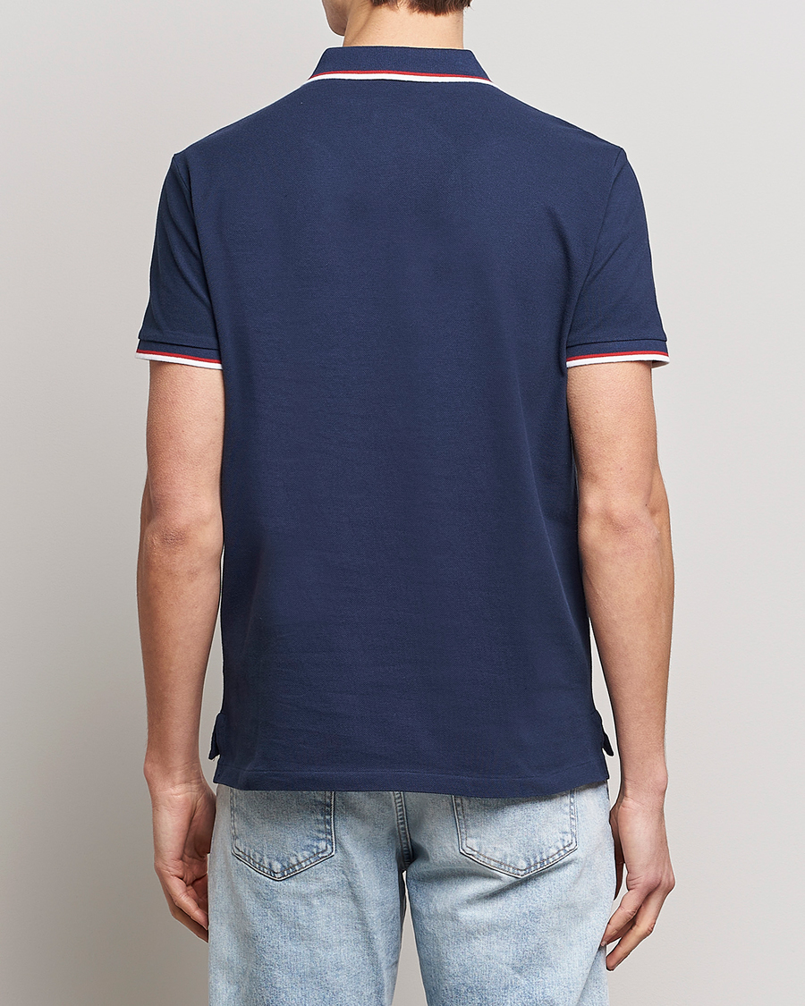 Herre | Polotrøjer | Polo Ralph Lauren | Custom Slim Fit Tipped Polo Newport Navy