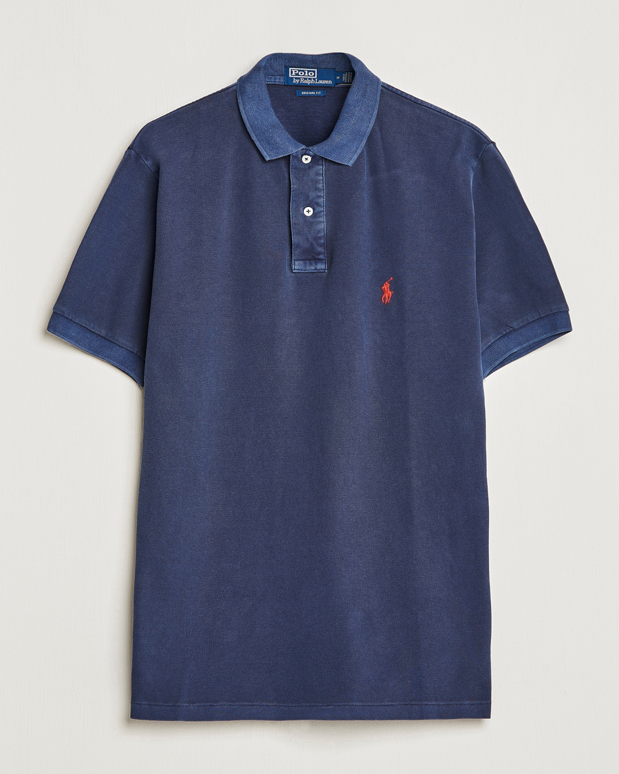 Herre | Polotrøjer | Polo Ralph Lauren | Heritage Mesh Polo Newport Navy