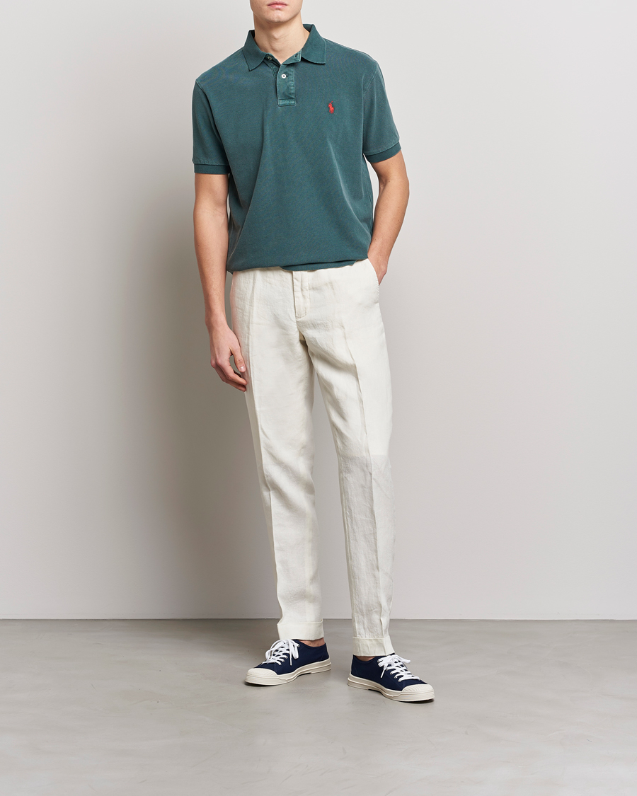 Herre | Polotrøjer | Polo Ralph Lauren | Heritage Mesh Polo Forest Green
