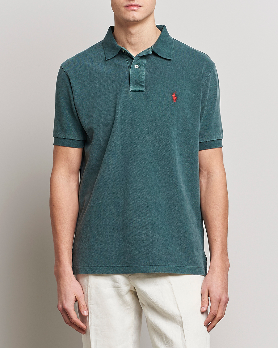 Herre | Polotrøjer | Polo Ralph Lauren | Heritage Mesh Polo Forest Green