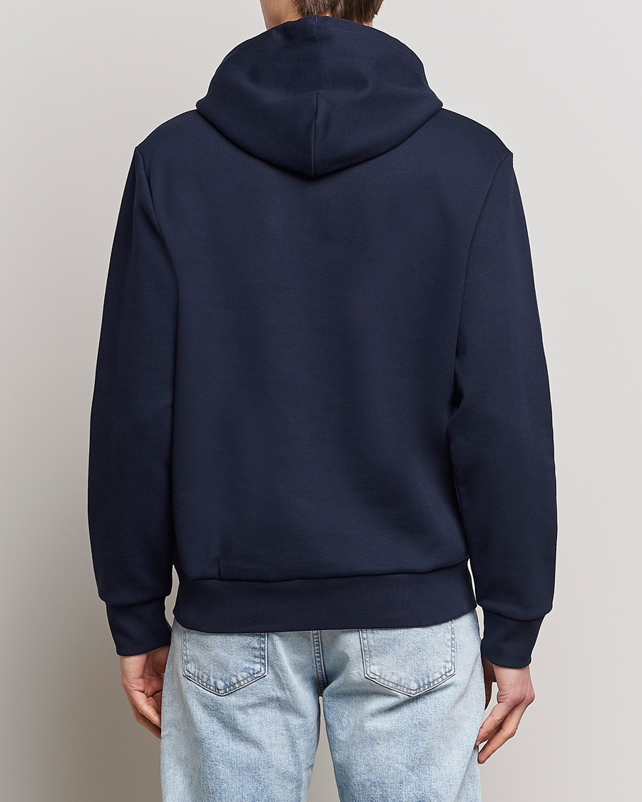 Herre | Trøjer | Polo Ralph Lauren | Double Knit Center Logo Hoodie Aviator Navy