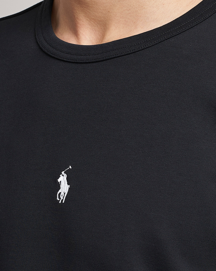 Herre | Trøjer | Polo Ralph Lauren | Double Knit Center Logo Sweatshirt Black