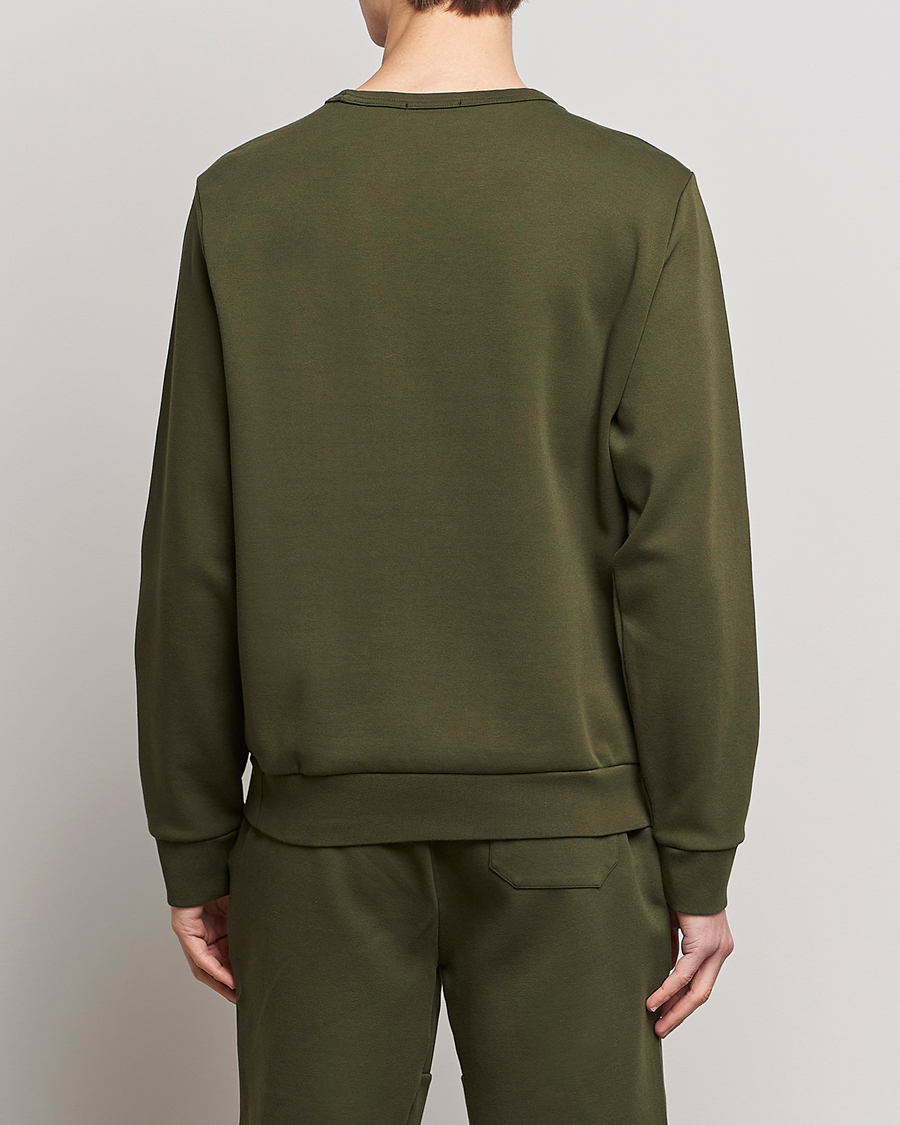 Herre | Trøjer | Polo Ralph Lauren | Double Knit Center Logo Sweatshirt Company Olive