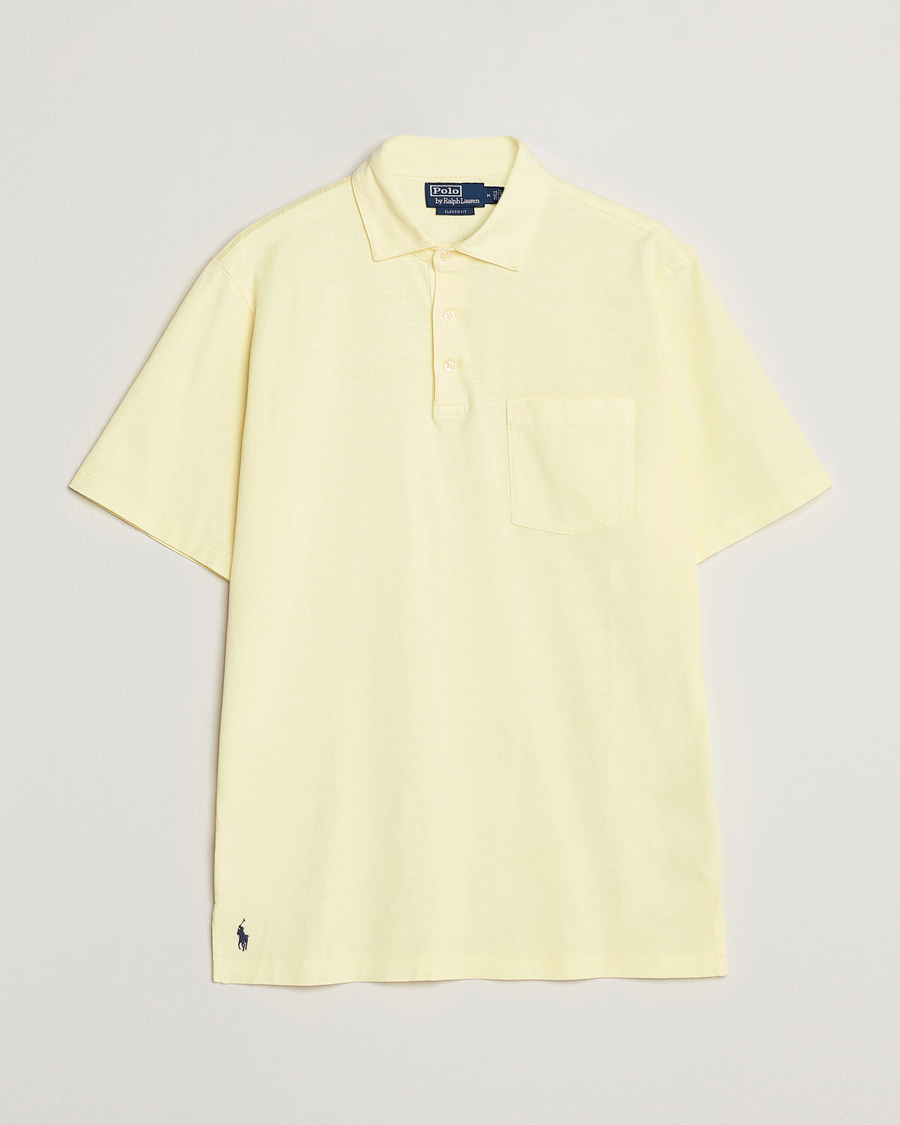 Herre | Polotrøjer | Polo Ralph Lauren | Cotton/Linen Polo Bristol Yellow