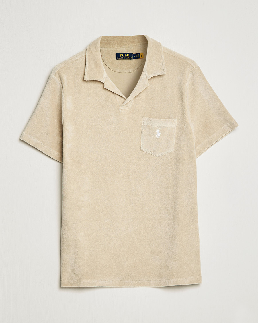 Herre | Polotrøjer | Polo Ralph Lauren | Cotton Terry Polo Spring Beige