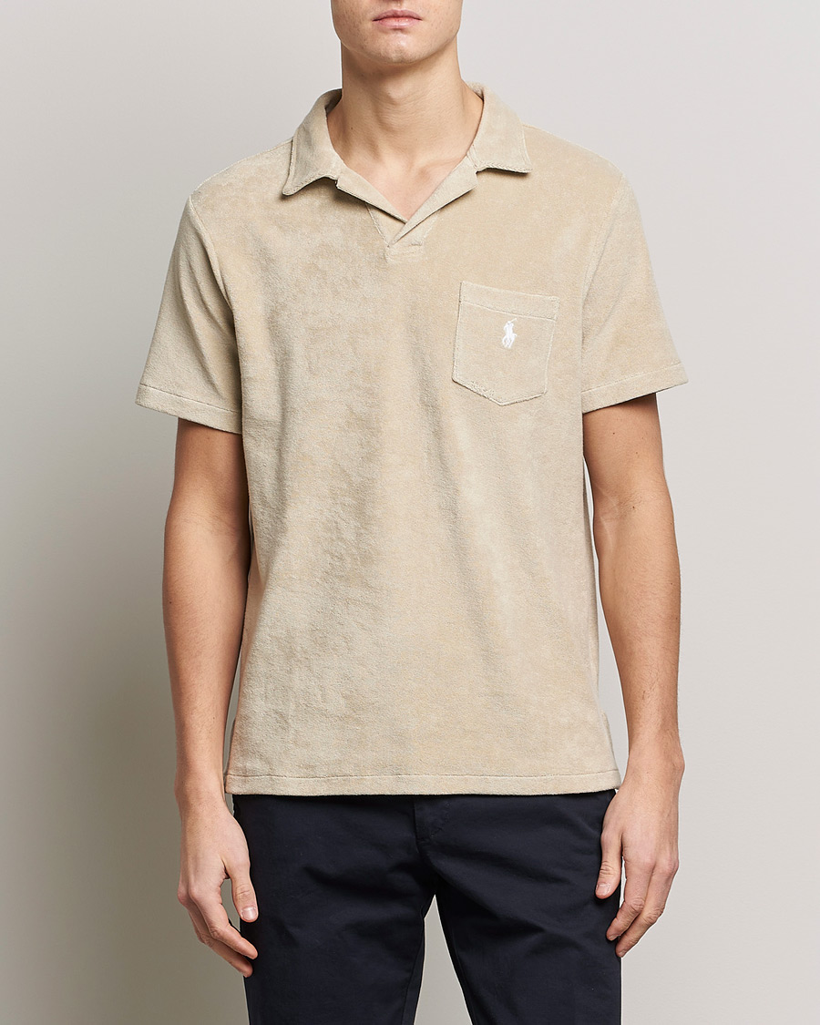 Herre | Polotrøjer | Polo Ralph Lauren | Cotton Terry Polo Spring Beige