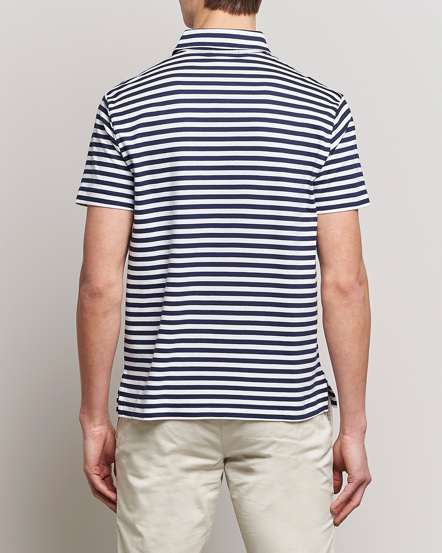 Herre | Polotrøjer | Polo Ralph Lauren | Pima Cotton Striped Polo Navy/White