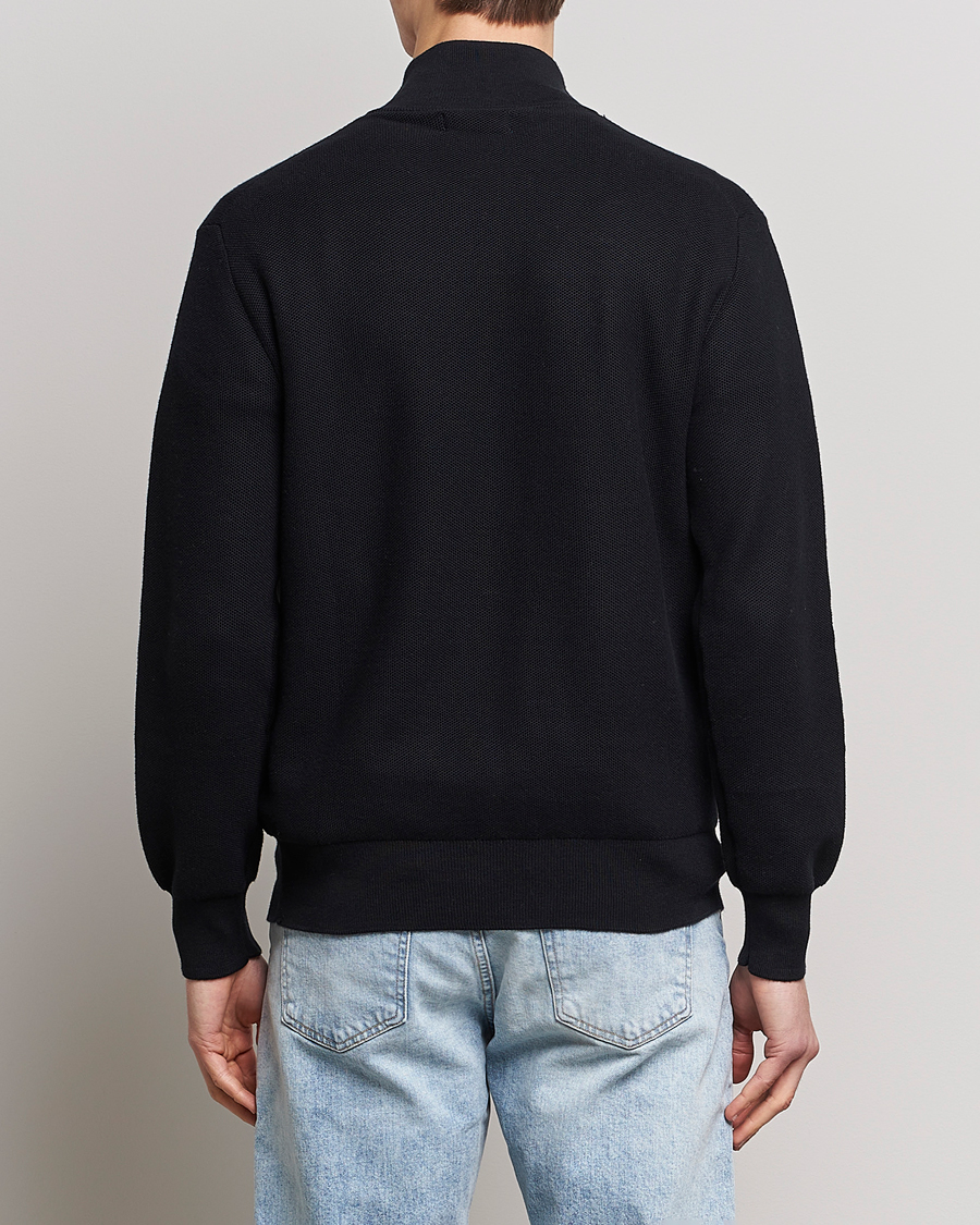 Herre | Trøjer | Polo Ralph Lauren | Textured Half-Zip Black