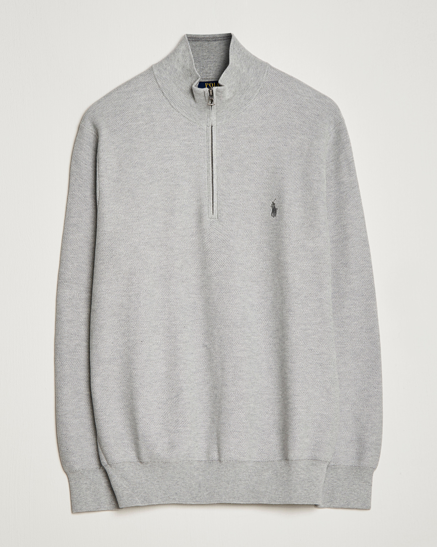 Herre | Trøjer | Polo Ralph Lauren | Textured Half-Zip Andover Heather