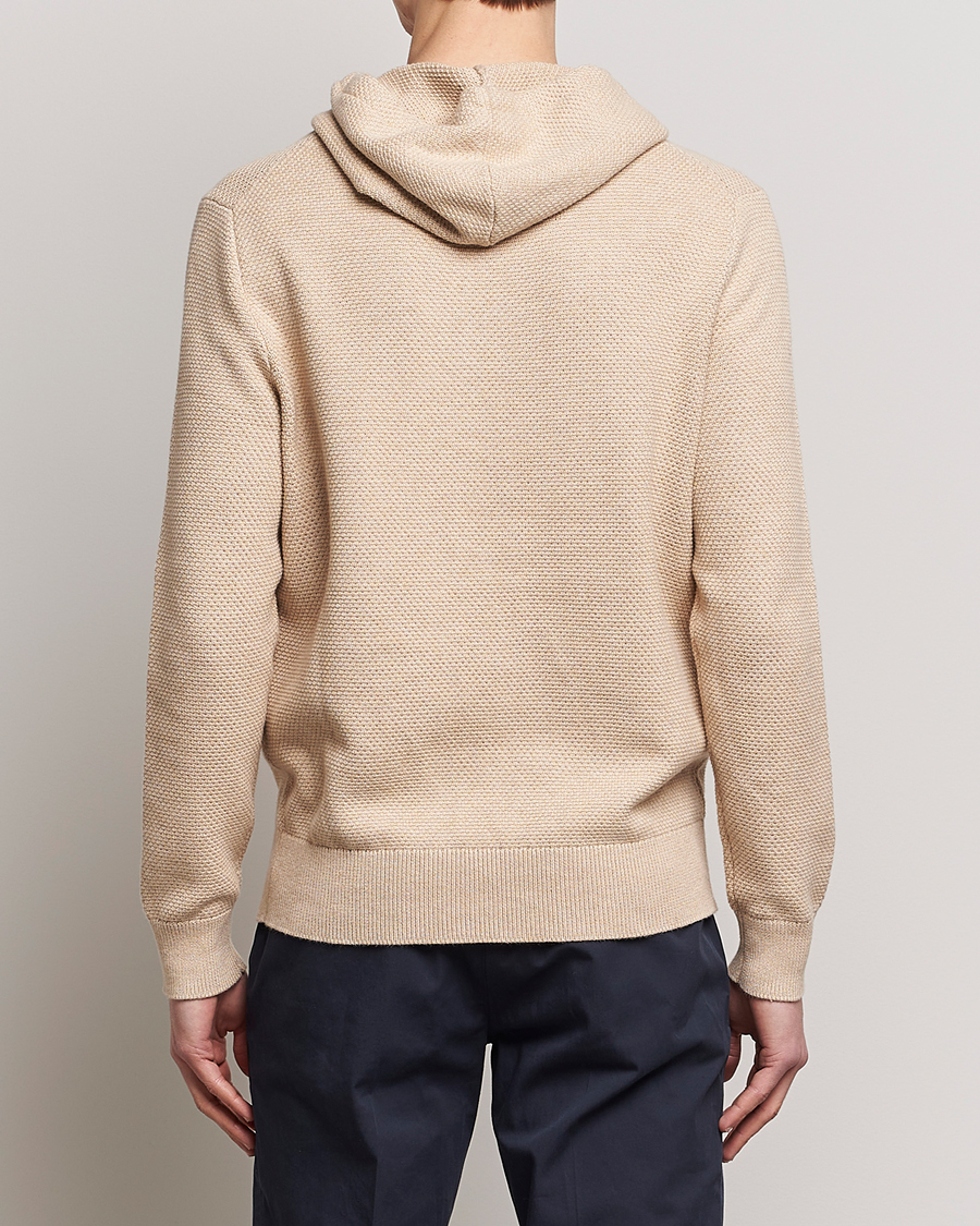 Herre | Trøjer | Polo Ralph Lauren | Cotton Cable Hoodie Sand Dune Heather