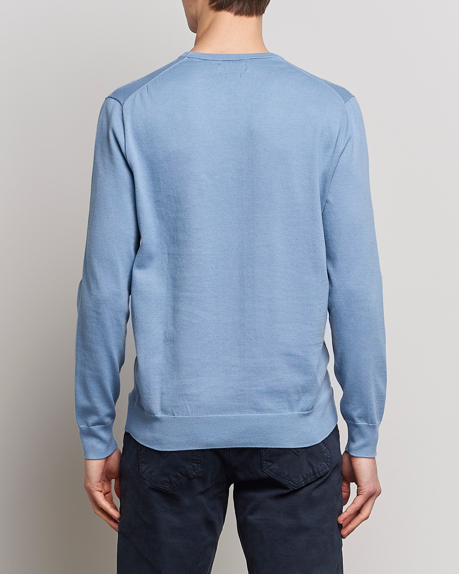Herre | Trøjer | Polo Ralph Lauren | Cotton Crew Neck Sweater Channel Blue
