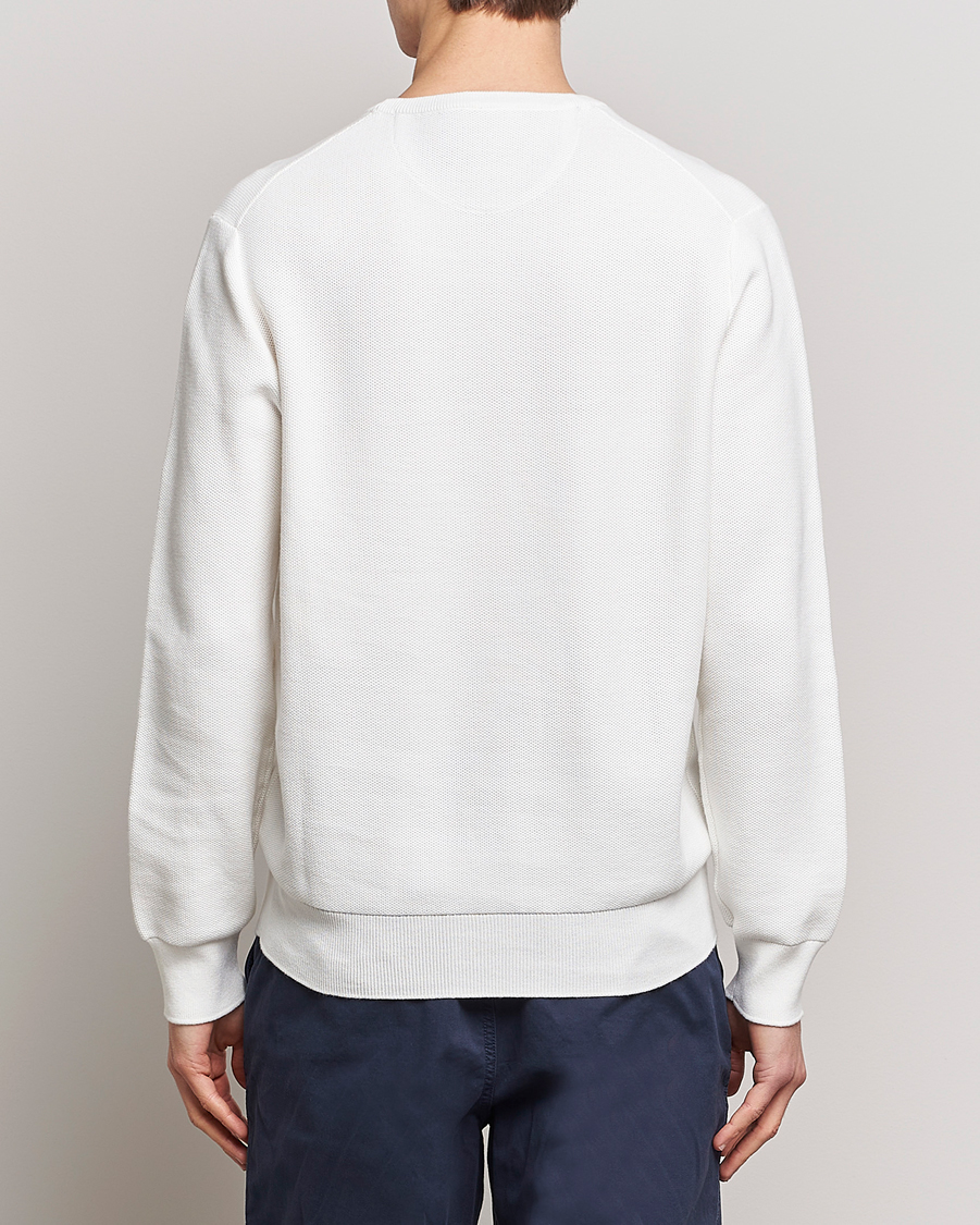 Herre | Trøjer | Polo Ralph Lauren | Textured Crew Neck Sweater Deckwash White