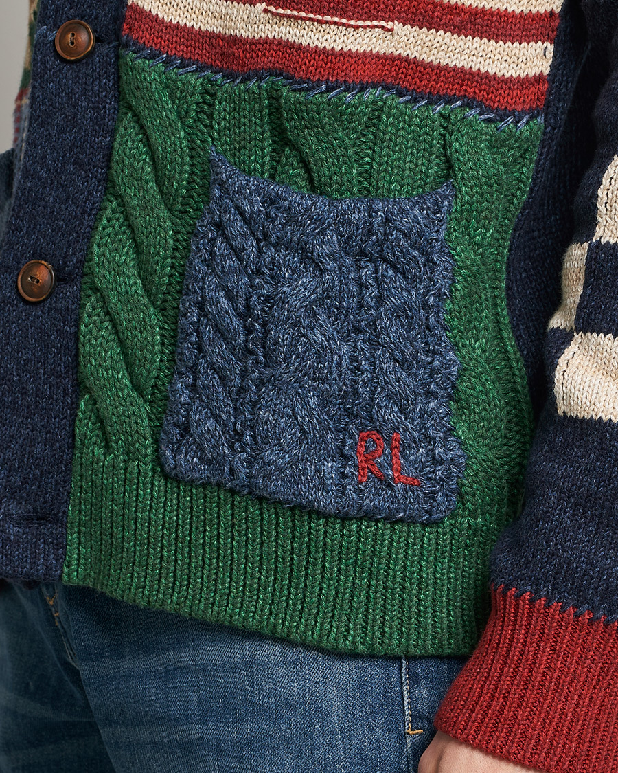 Herre | Trøjer | Polo Ralph Lauren | Cotton Blend Shawl Collar Cardigan Multi