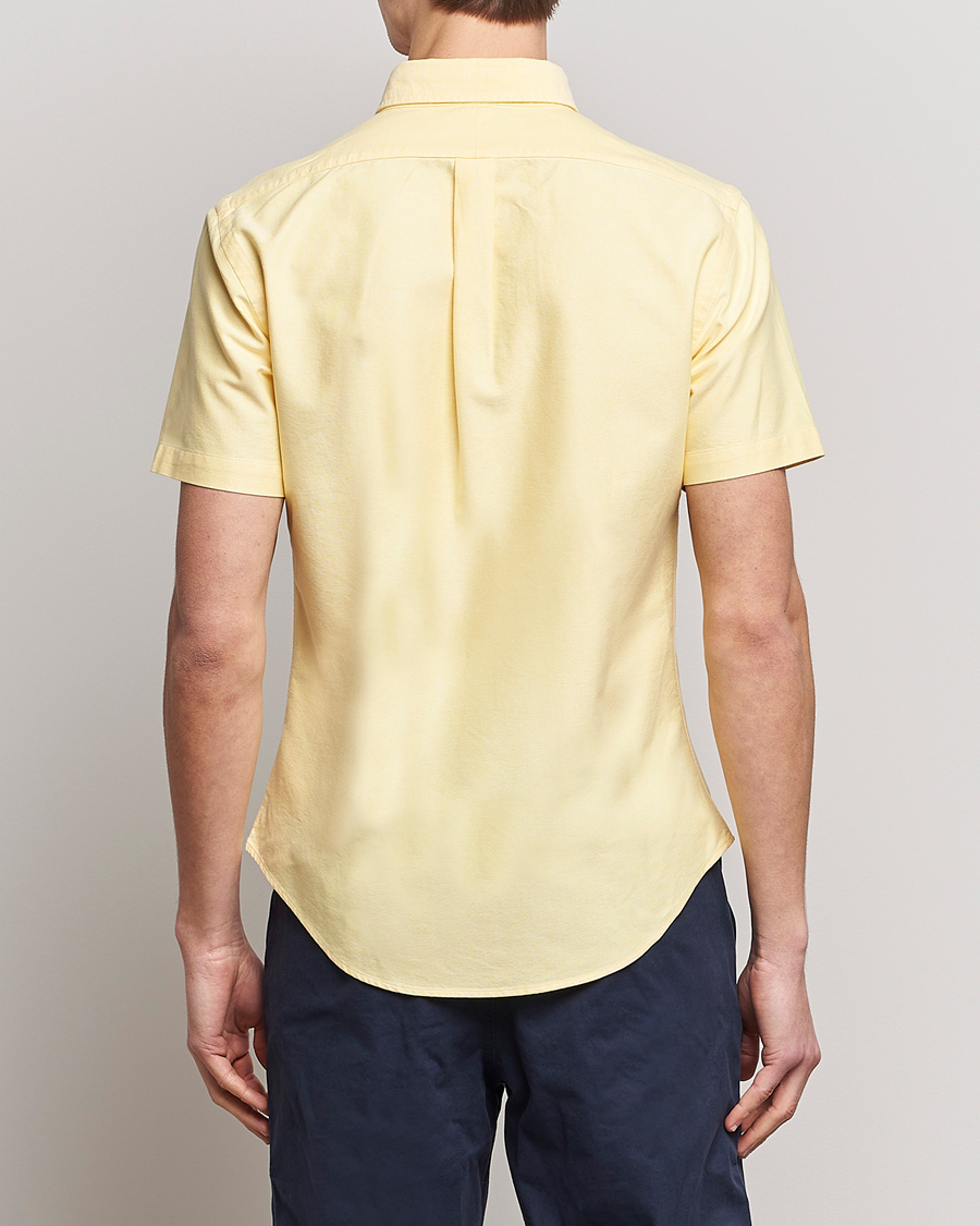 Herre | Skjorter | Polo Ralph Lauren | Slim Fit Oxford Short Sleeve Shirt Yellow