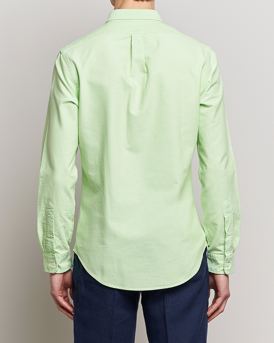 Herre | Skjorter | Polo Ralph Lauren | Slim Fit Oxford Button Down Shirt Oasis Green