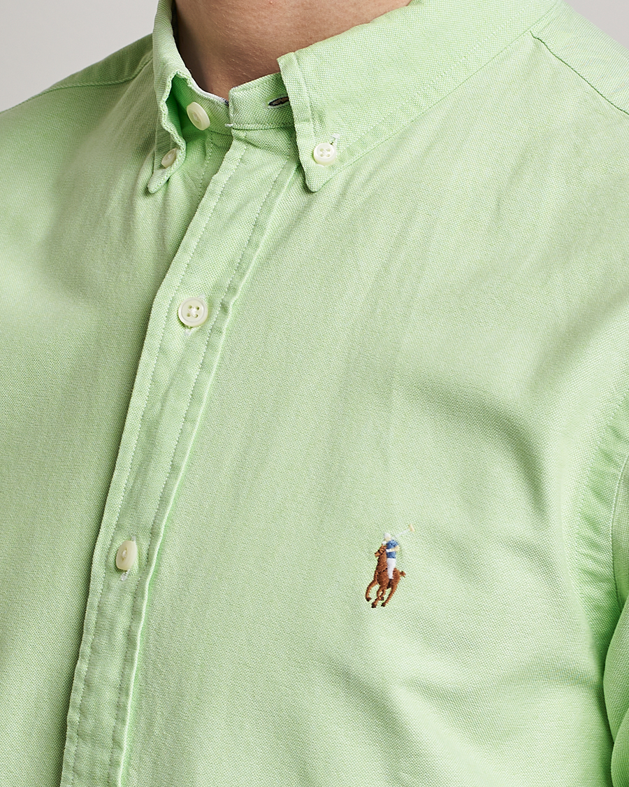 Herre | Skjorter | Polo Ralph Lauren | Slim Fit Oxford Button Down Shirt Oasis Green