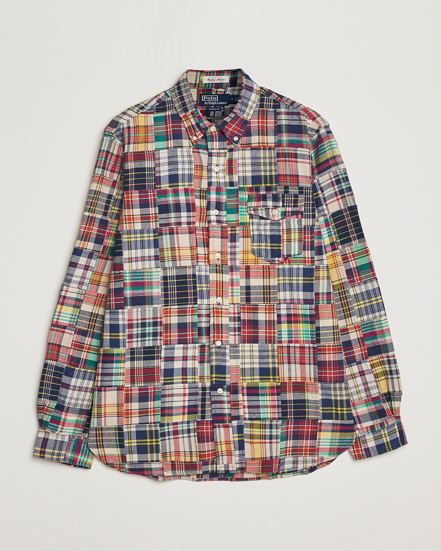 Herre | Skjorter | Polo Ralph Lauren | Madras Patchwork Overshirt Multi