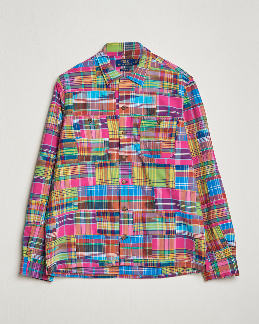 Herre | Skjorter | Polo Ralph Lauren | Madras Checked Overshirt Patchwork