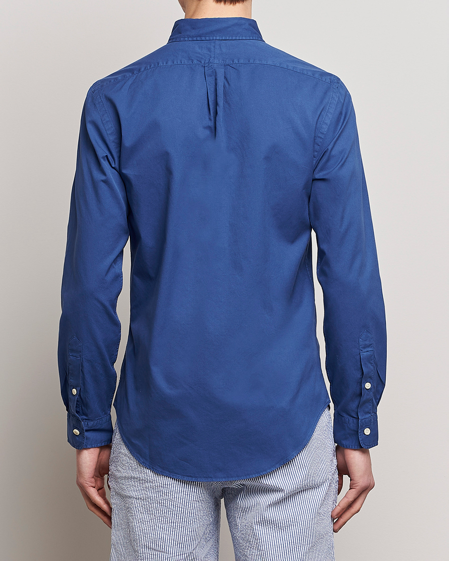 Herre | Skjorter | Polo Ralph Lauren | Slim Fit Brushed Twill Shirt Royal Navy