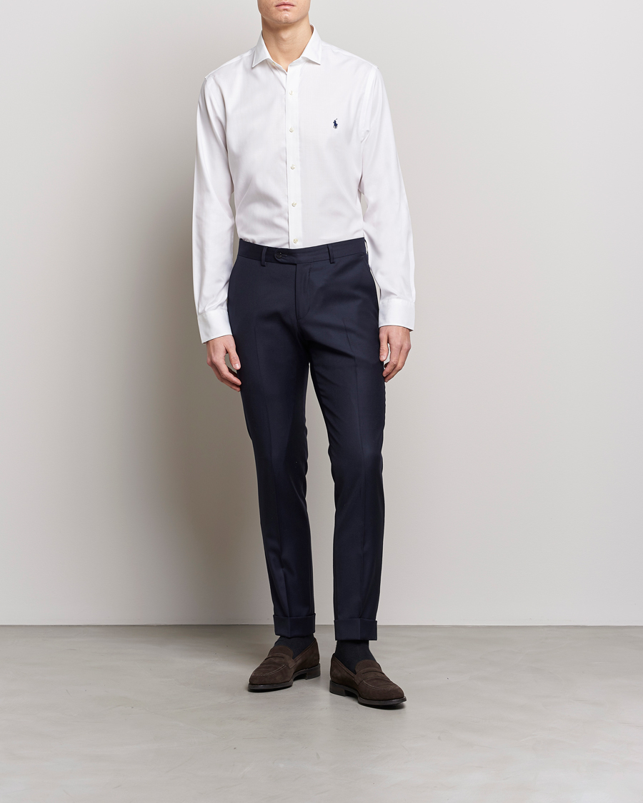 Herre | Skjorter | Polo Ralph Lauren | Slim Fit Dress Shirt White