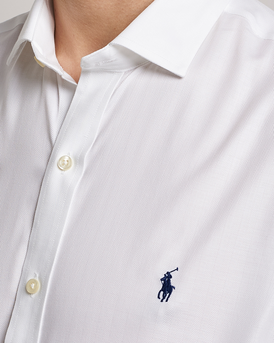 Herre | Skjorter | Polo Ralph Lauren | Slim Fit Dress Shirt White