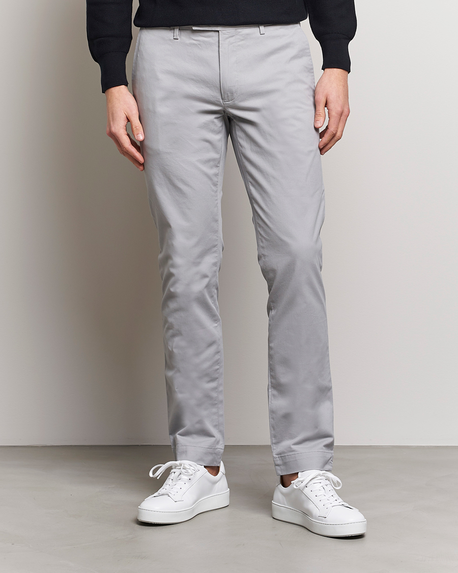 Herre | Bukser | Polo Ralph Lauren | Slim Fit Stretch Chinos Soft Grey