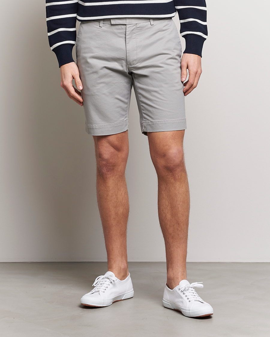 Herre | Sommer | Polo Ralph Lauren | Tailored Slim Fit Shorts Grey Fog