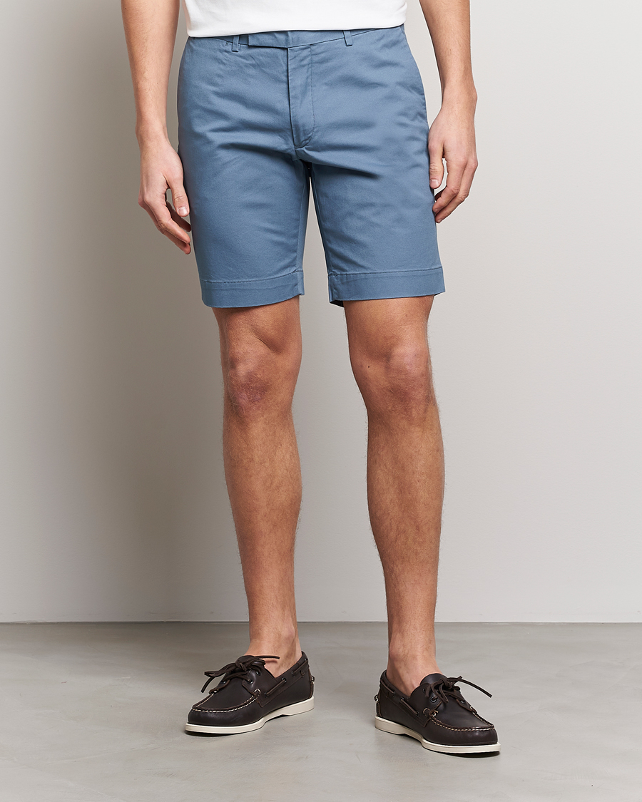 Herre | Chino shorts | Polo Ralph Lauren | Tailored Slim Fit Shorts Anchor Blue