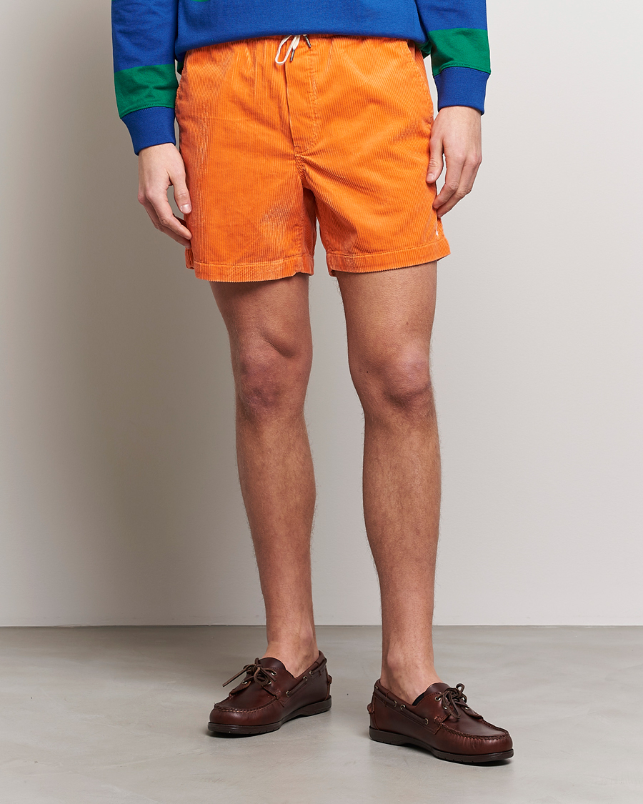 Herre | Drawstringshorts | Polo Ralph Lauren | Prepster Corduroy Drawstring Shorts Summer Coral