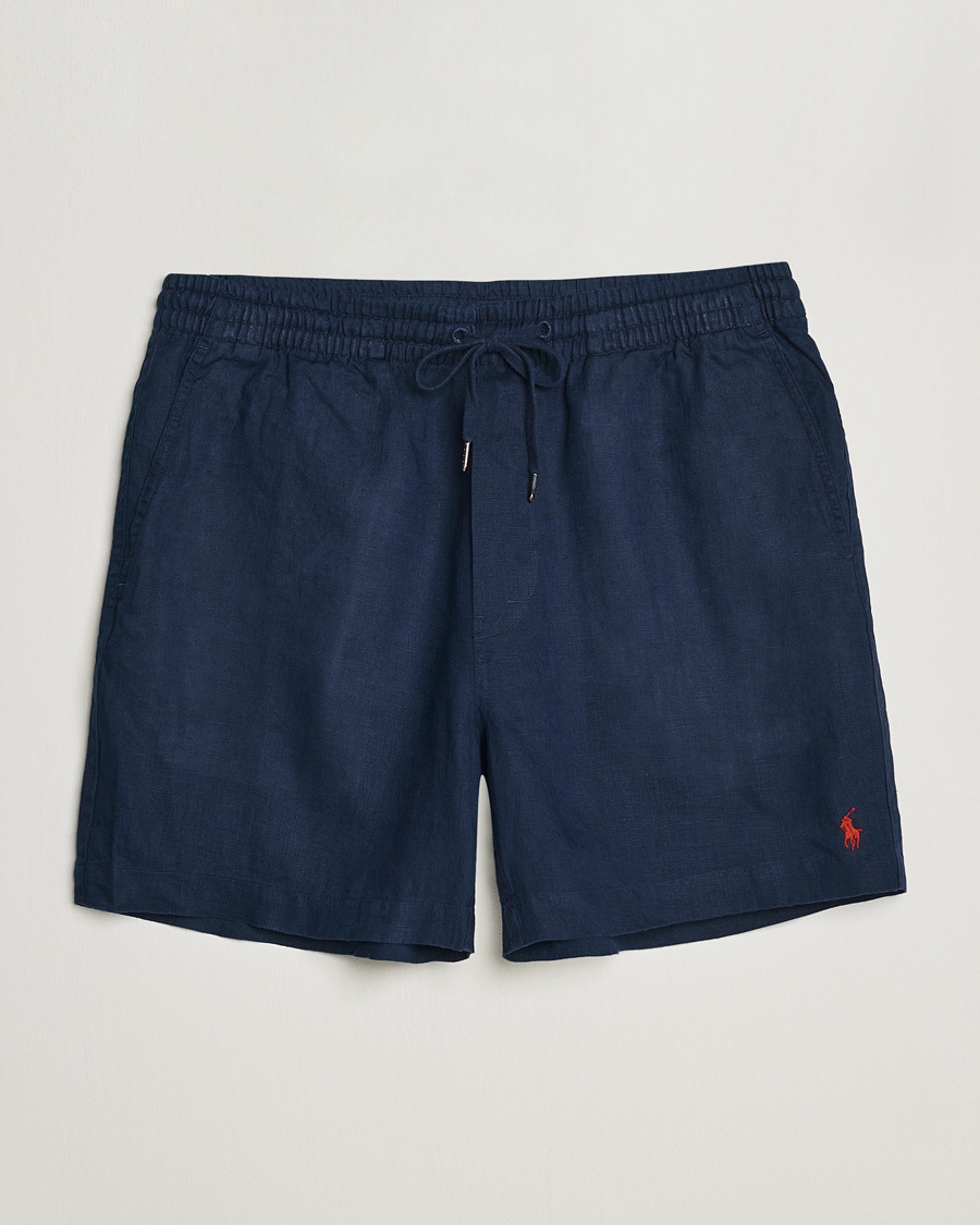 Herre | Shorts | Polo Ralph Lauren | Prepster Linen Drawstring Shorts Newport Navy