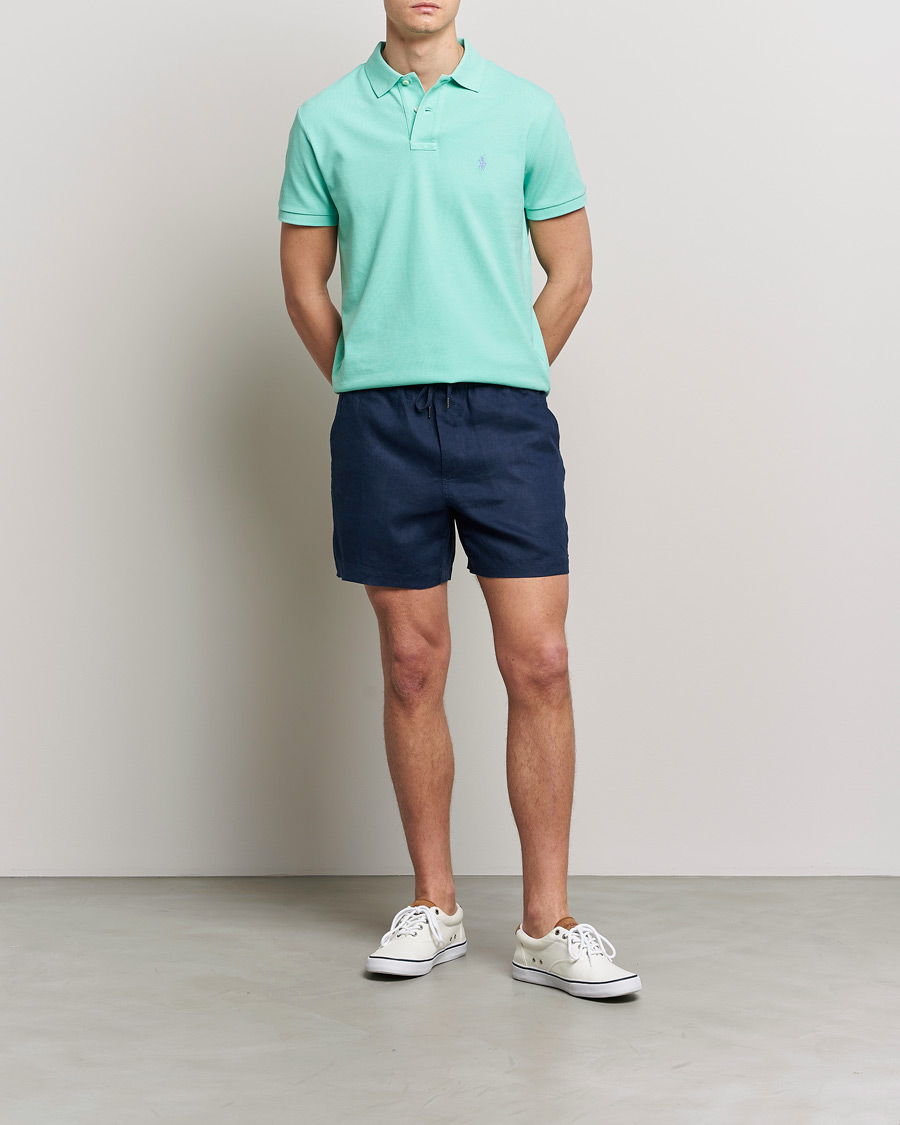 Herre | Shorts | Polo Ralph Lauren | Prepster Linen Drawstring Shorts Newport Navy