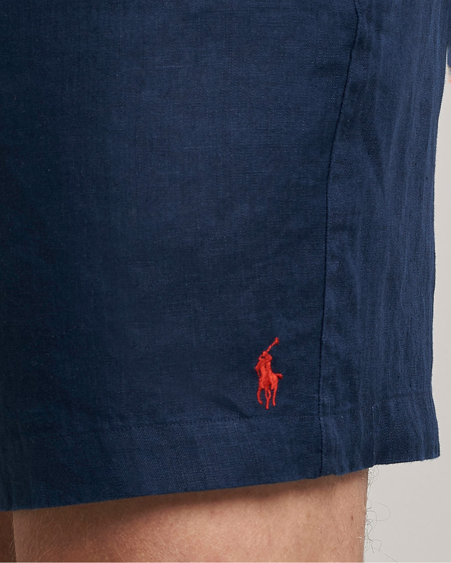 Herre | Shorts | Polo Ralph Lauren | Prepster Linen Drawstring Shorts Newport Navy