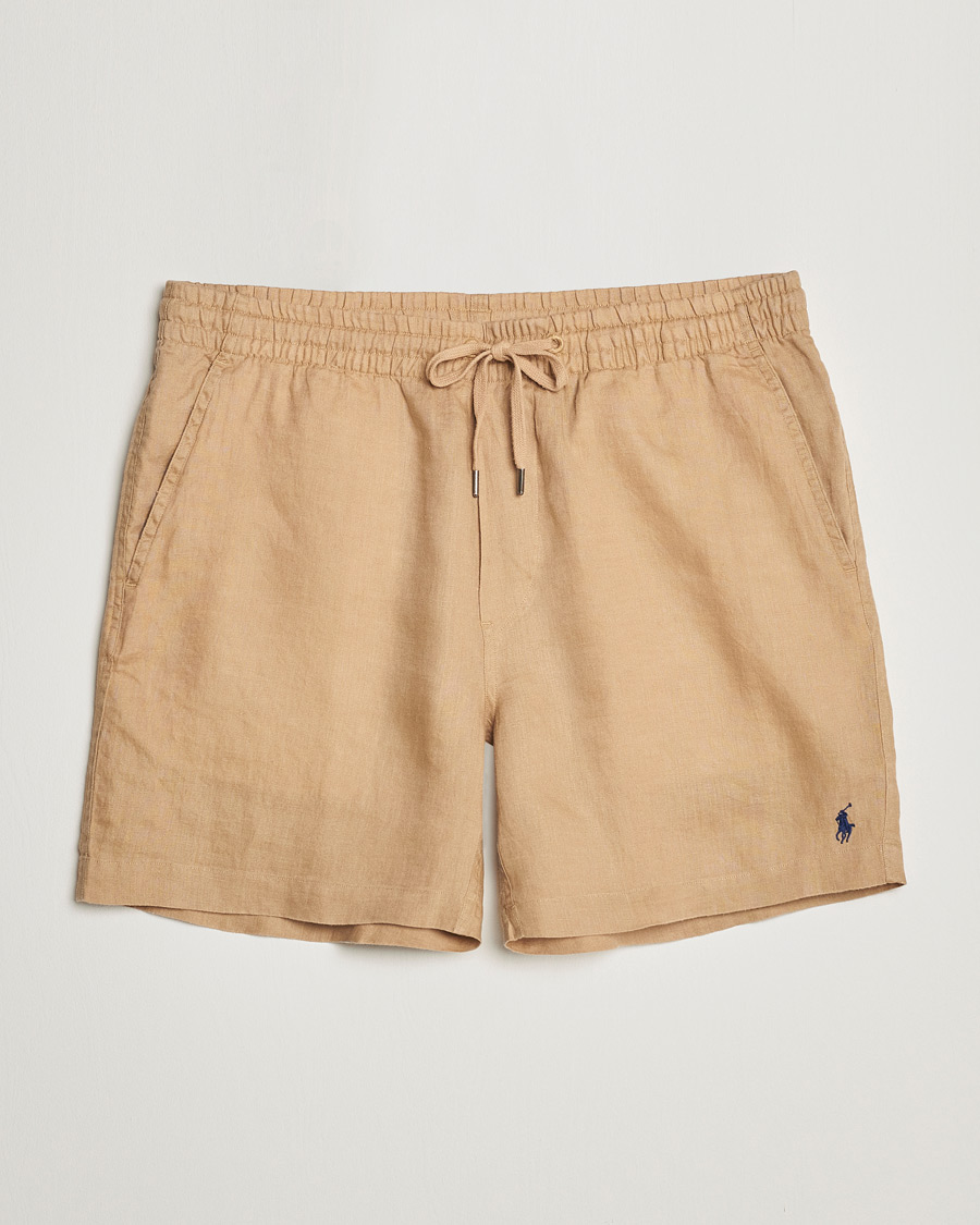 Herre | Shorts | Polo Ralph Lauren | Prepster Linen Drawstring Shorts Vintage Khaki