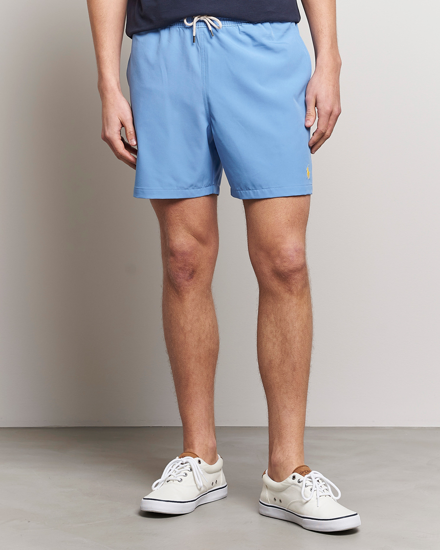 Herre | Badebukser | Polo Ralph Lauren | Recyceled Traveler Boxer Swimshorts Harbor Island Blue