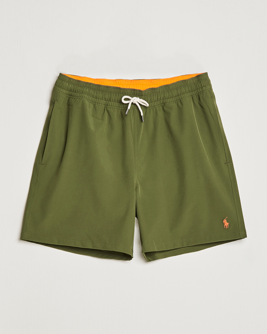 Herre | Badebukser | Polo Ralph Lauren | Recyceled Traveler Boxer Swimshorts Supply Olive
