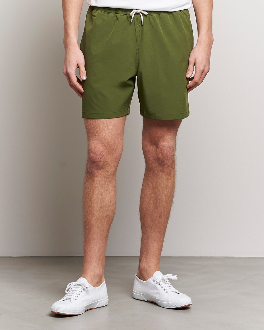 Herre | Badebukser | Polo Ralph Lauren | Recyceled Traveler Boxer Swimshorts Supply Olive
