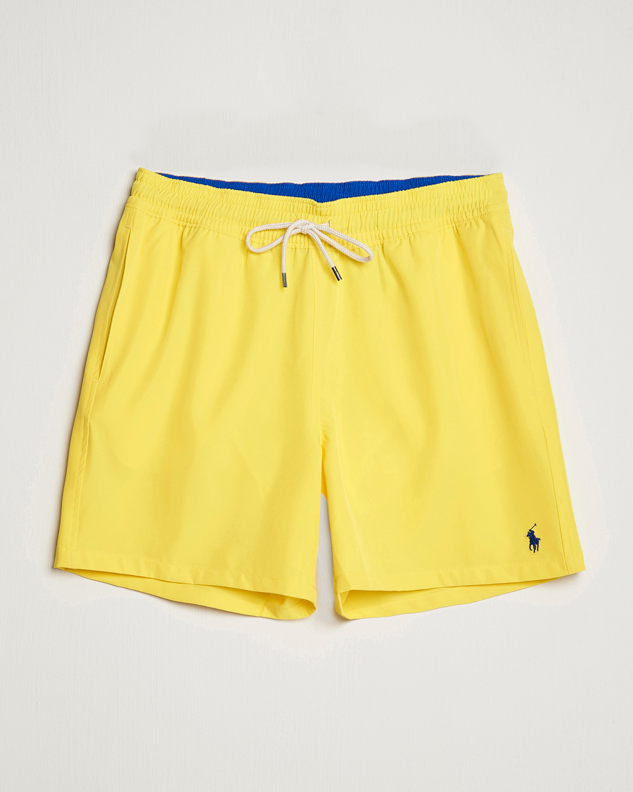 Herre | Badebukser | Polo Ralph Lauren | Recyceled Traveler Boxer Swimshorts Lemon Crush
