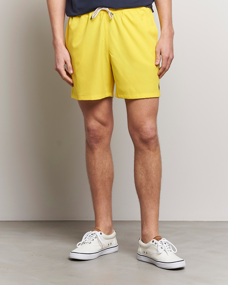 Herre | Badebukser | Polo Ralph Lauren | Recyceled Traveler Boxer Swimshorts Lemon Crush