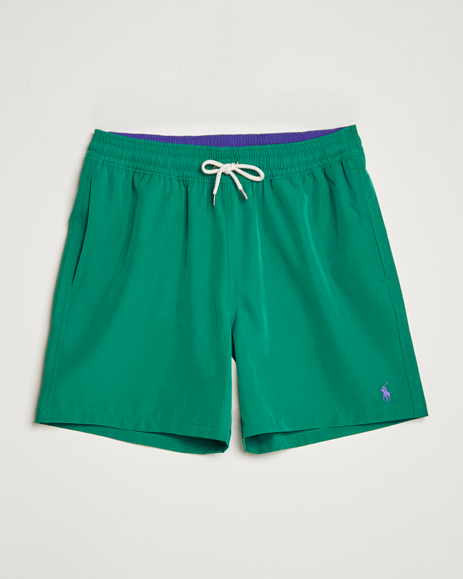 Herre | Badebukser | Polo Ralph Lauren | Recyceled Traveler Boxer Swimshorts Primary Green