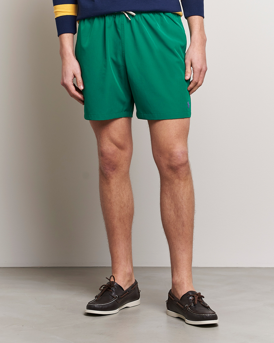 Herre | Badebukser | Polo Ralph Lauren | Recyceled Traveler Boxer Swimshorts Primary Green
