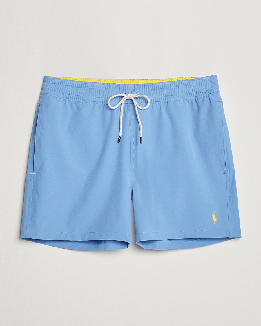 Herre | Badebukser | Polo Ralph Lauren | Recycled Slim Traveler Swimshorts Harbor Island Blue