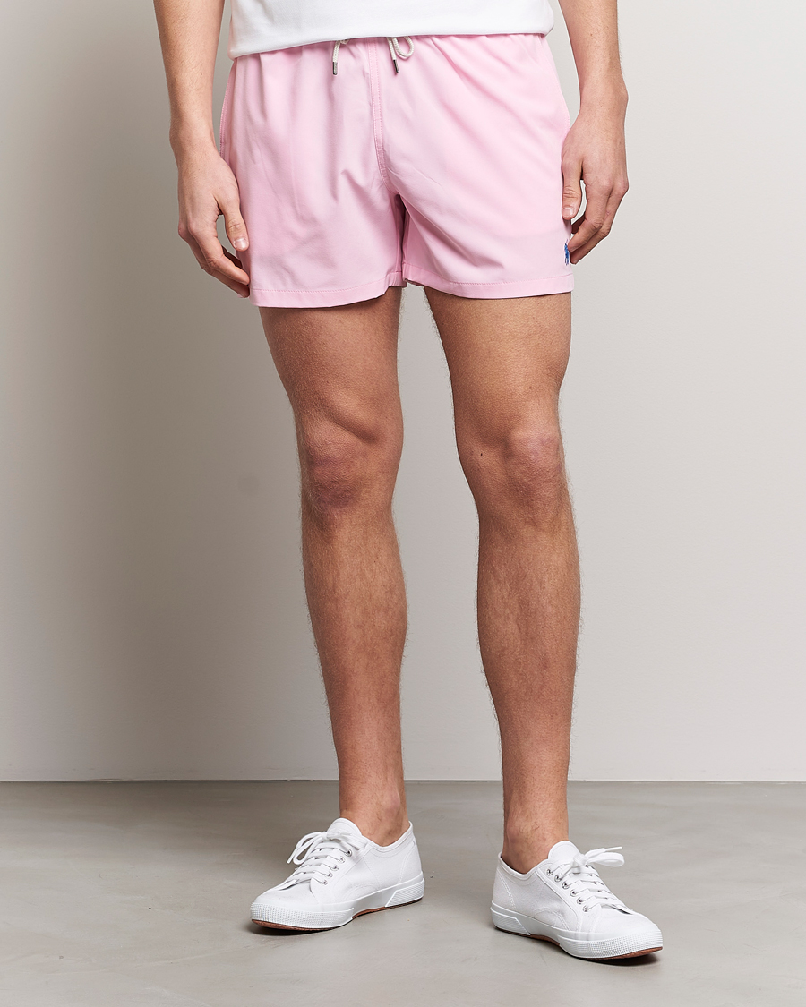 Herre | Badebukser | Polo Ralph Lauren | Recycled Slim Traveler Swimshorts Carmel Pink