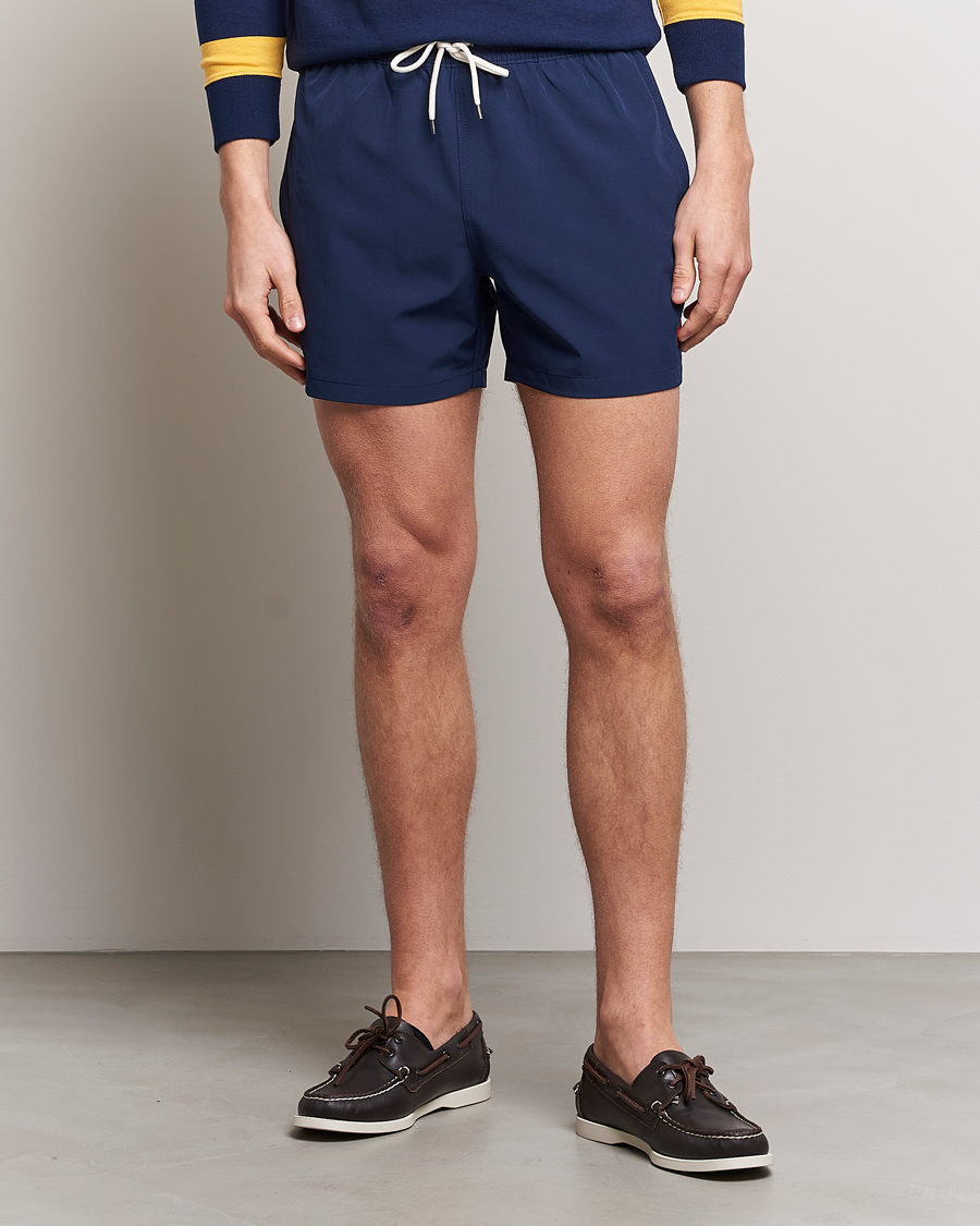 Herre | Badebukser | Polo Ralph Lauren | Recycled Slim Traveler Swimshorts Newport Navy