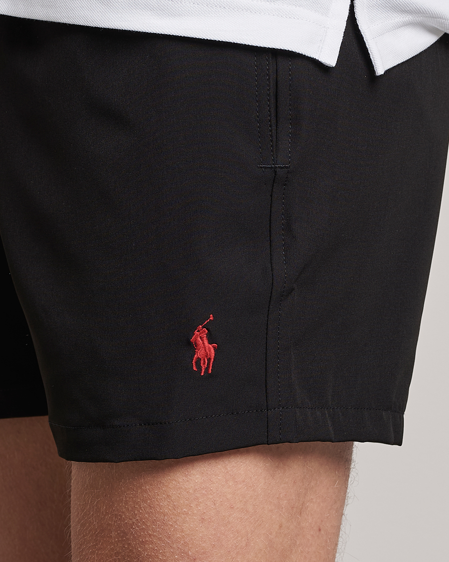 Herre | Badebukser | Polo Ralph Lauren | Recycled Slim Traveler Swimshorts Black