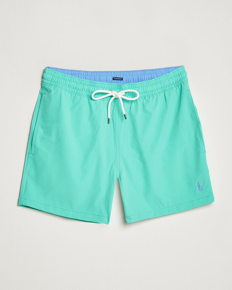 Herre | Badebukser | Polo Ralph Lauren | Recycled Slim Traveler Swimshorts Sunset Green